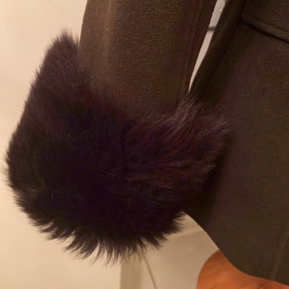 Mackage Cashmere Blended & Shearling Coat - Picture 5 of 16